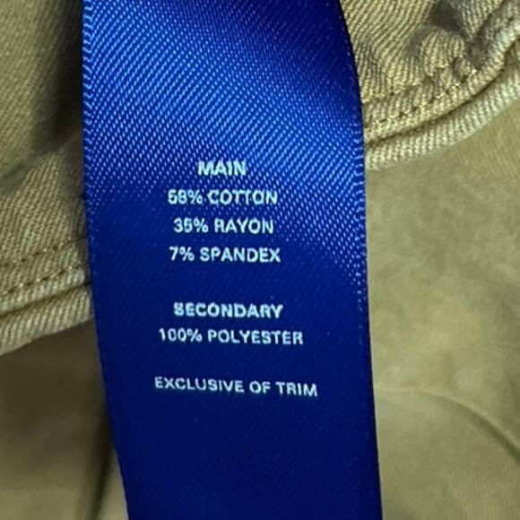 Kit and Ace Womens Beige Tan High Waist Straight Wide Leg Trousers Dress Pants 2 - Picture 5 of 5